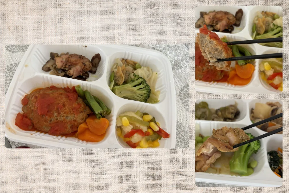 実際に注文したミールズのお弁当