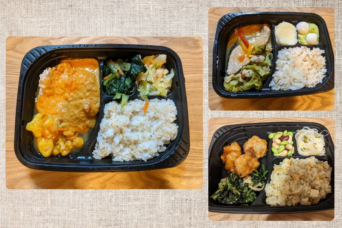 実際に注文したママの給食のお弁当