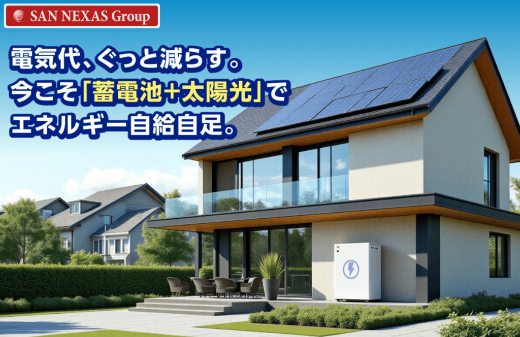 SAN NEXASのホームページ