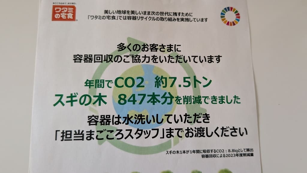 ワタミの宅食　ゴミゼロ