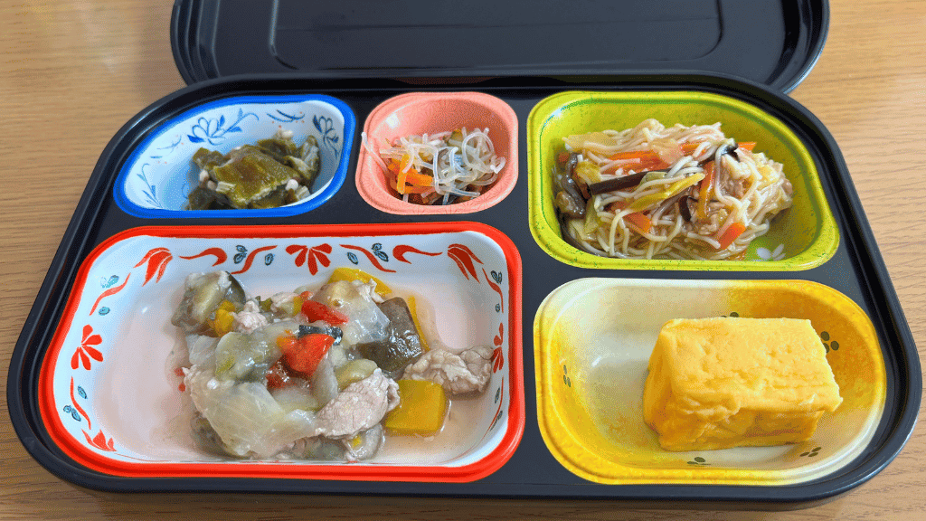 まごころ弁当_豚肉と彩り野菜の柚子風味