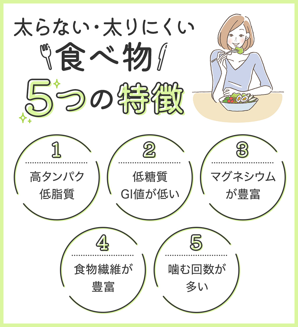 【保存版】太りにくい食べ物11選！お腹いっぱい食べたい人向けのフードを紹介｜HAPPINESS! magazine(ハピネスマガジン)