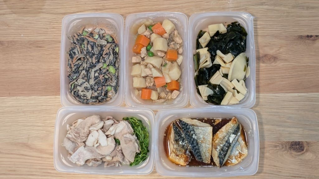 シェフの無添つくりおき_弁当中身