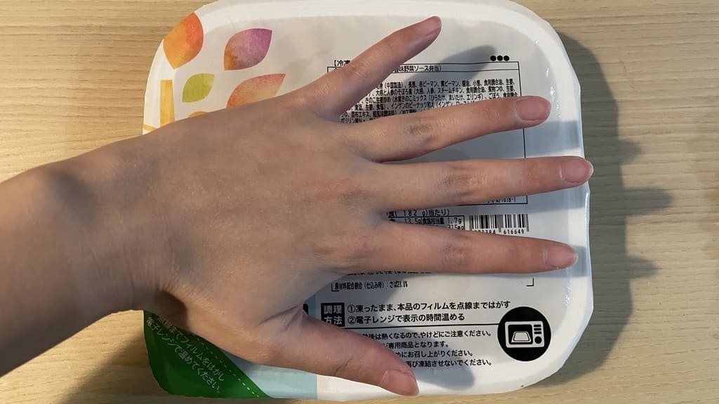 まごころケア食_弁当大きさ