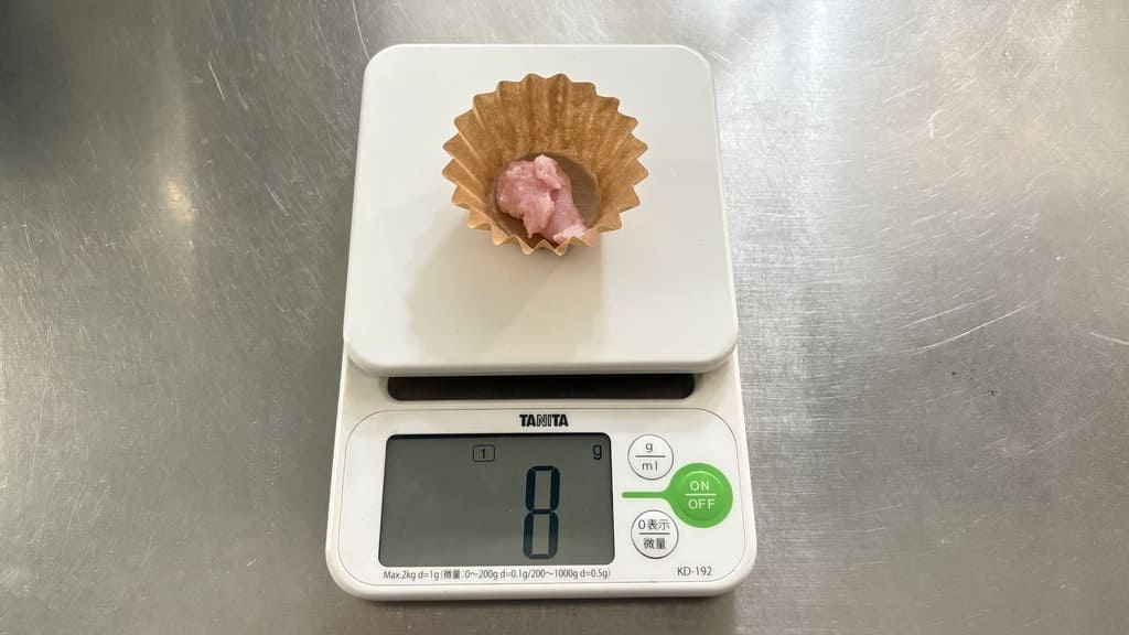 アガリズムスウィートボムタラソスクラブ_使用量