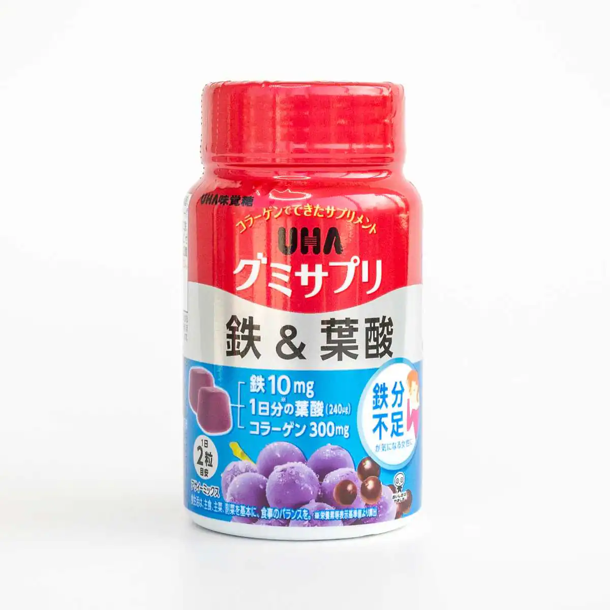 UHA グミサプリ 鉄&葉酸本体
