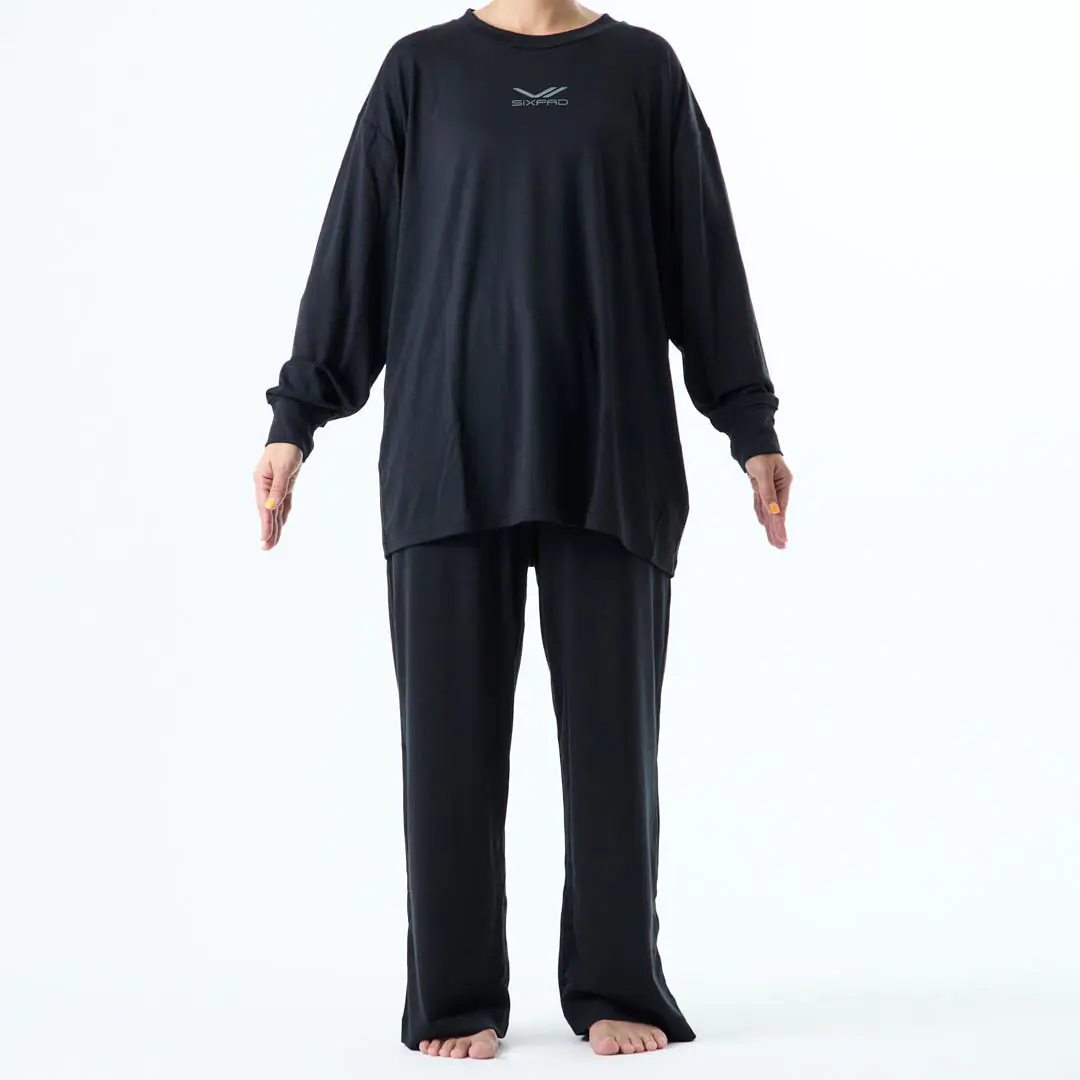 リカバリウェア着用前姿