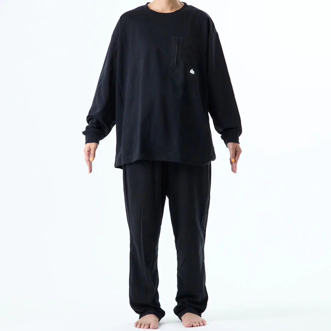 リカバリウェア着用前姿