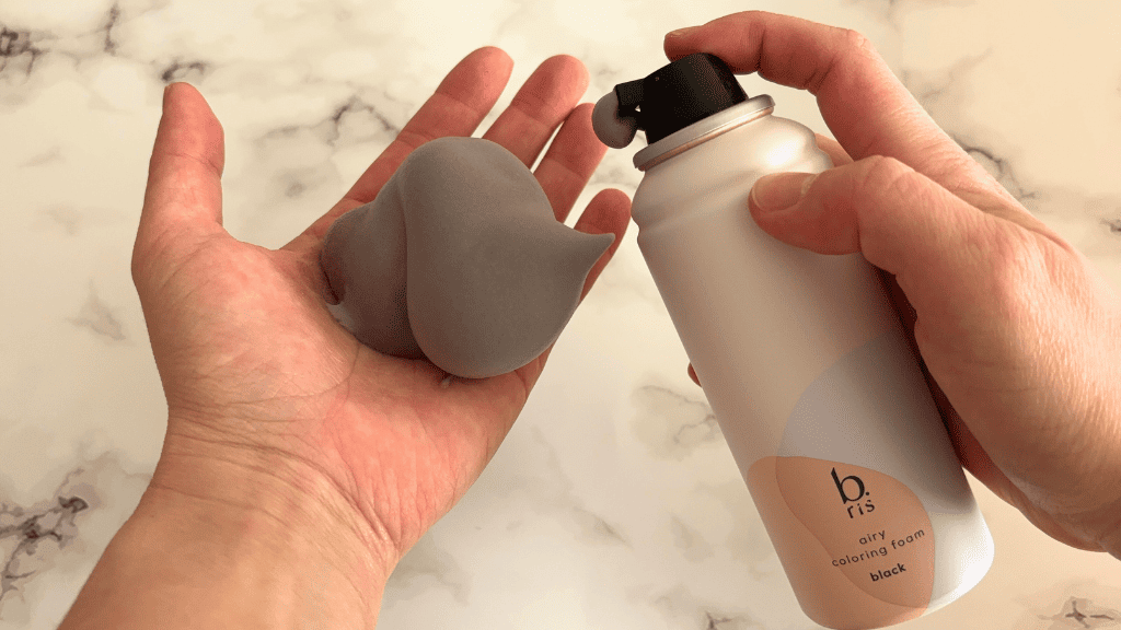 ビーリスエアリーカラーリングフォーム_試してみた