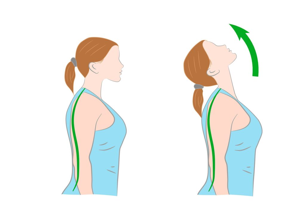 首のシワを改善するためには、筋肉を鍛えるエクササイズが大切